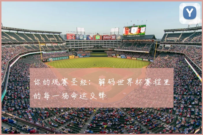 你的观赛圣经:解码世界杯赛程里的每一场命运交锋